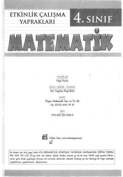 MATEMATİK ANKA Fotokopi