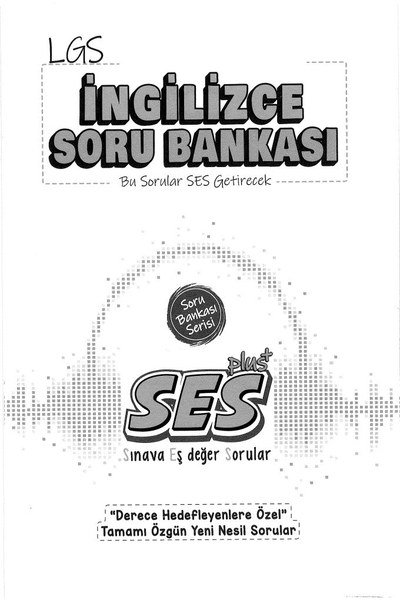 LGS İNGİLİZCE SORU BANKASI ANKA Fotokopi