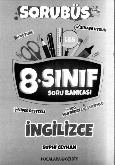 SORUBÜS İNGİLİZCE SORU BANKASI ANKA Fotokopi
