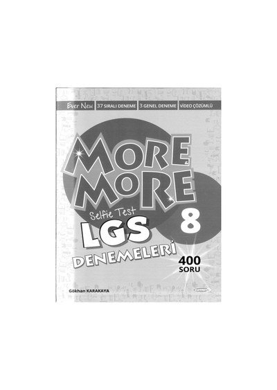 MORE MORE SELFIE TEST LGS DENEMELERİ