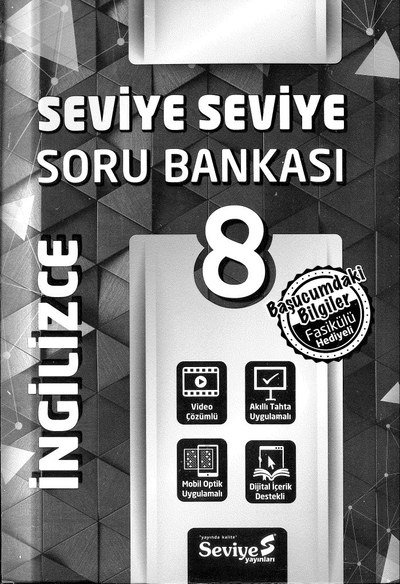 SORU BANKASI SEVİYE SEVİYE İNGİLİZCE