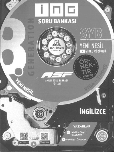 İNG SORU BANKASI AKILLI SORU BANKASI FÖYLERİ ANKA Fotokopi
