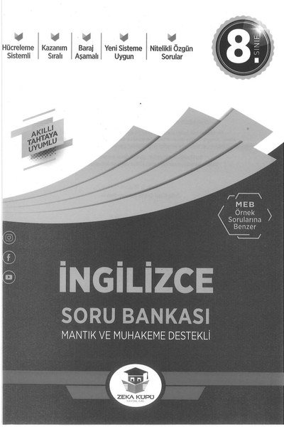 İNGİLİZCE SORU BANKASI MANTIK VE MUHAKEME DESTEKLİ ANKA Fotokopi