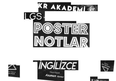 LGS POSTER NOTLARI İNGİLZİCE ANKA Fotokopi