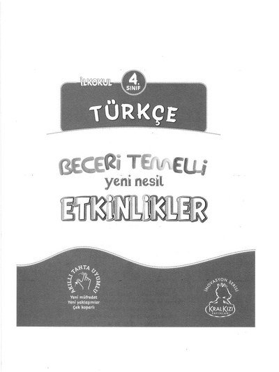 TÜRKÇE BECERİ TEMELLİ ETKİNLİKLER