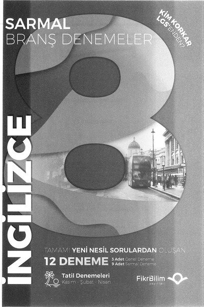 SARMAL BRANŞ DENEMELERİ İNGİLİZCE 12 DENEME