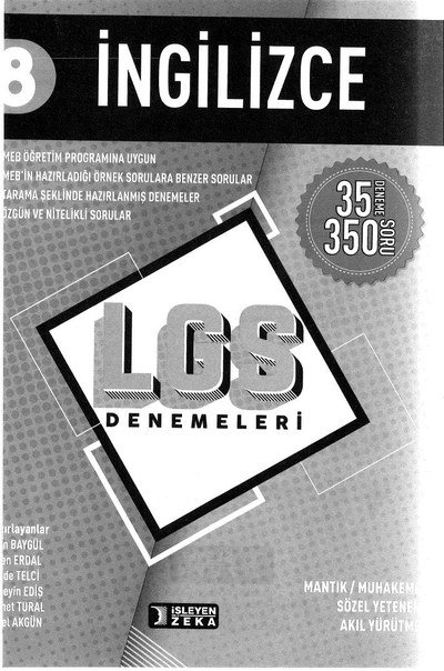 İNGİLİZCE LGS DENEMELERİ ANKA Fotokopi
