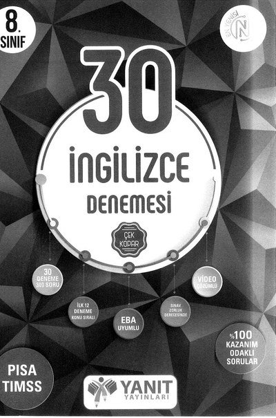 30 İNGİLİZCE DENEMESİ