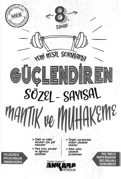 GÜÇLENDİREN SÖZEL-SAYISAL MANTIK VE MUHAKEME