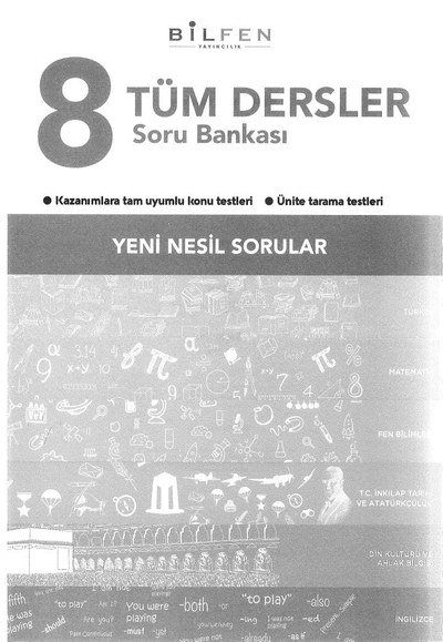 TÜM DERSLER SORU BANKASI YENİ NESİL SORULAR ANKA Fotokopi