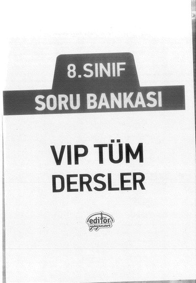 SORU BANKASI VİP TÜM DERSLER