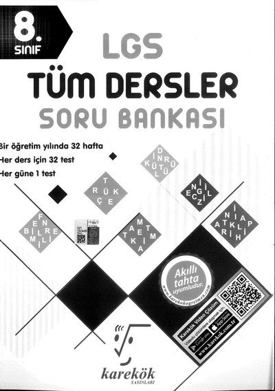 LGS TÜM DERSLER SORU BANKASI ANKA Fotokopi