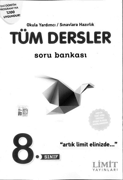 TÜM DERSLER SORU BANKASI