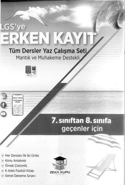 LGS'YE ERKEN KAYIT TÜM DERSLER YAZ ÇALIŞMA SETİ