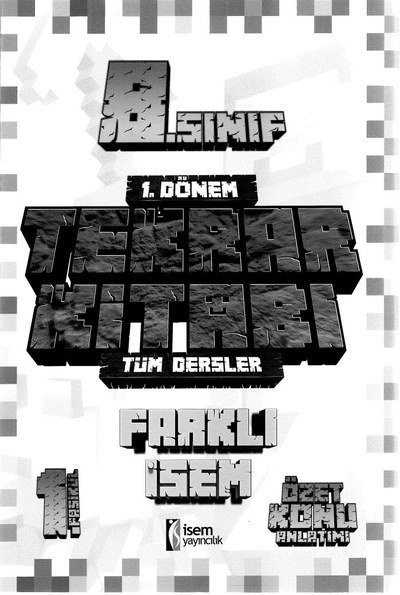 1. DÖNEM TEKRAR KİTABI TÜM DERSLER FARKLI İSEM ANKA Fotokopi