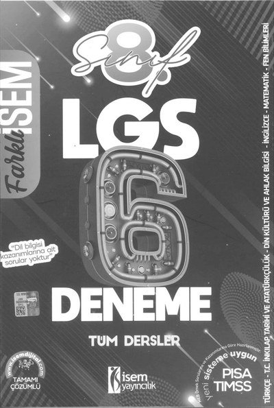 LGS 6 DENEME TÜM DERSLER