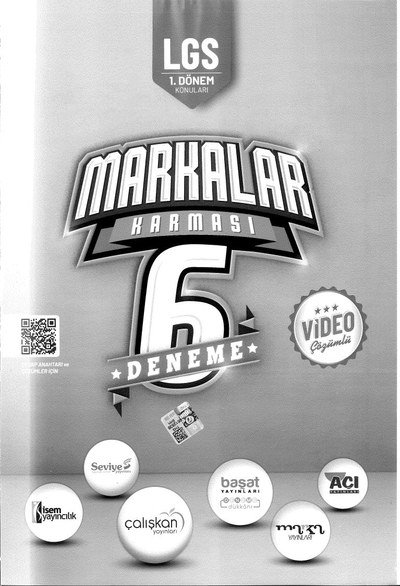 LGS 1. DÖNEM KONULARI MARKALAR KARMASI 6 DENEME ANKA Fotokopi