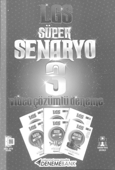 LGS SÜPER SENARYO 3 VİDEO ÇÖZÜMLÜ DENEME ANKA Fotokopi