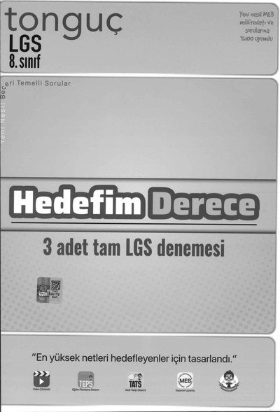 LGS HEDEFİM DERECE 3 ADET TAM LGS DENEMESİ ANKA Fotokopi