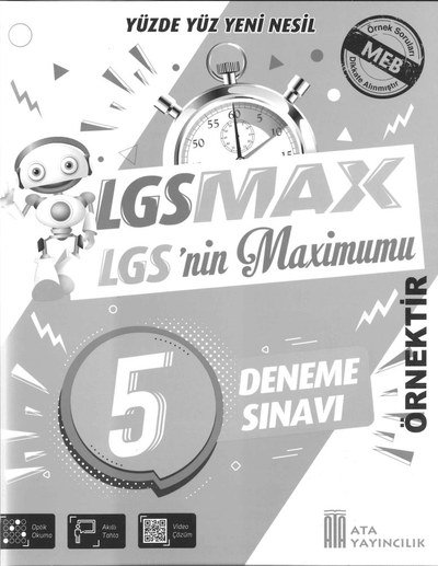 LGSMAX LGS'NİN MAXİMUMU 5 DENEME SINAVI ANKA Fotokopi
