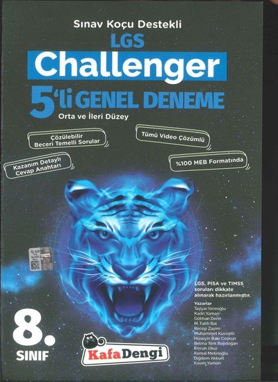 CHALLENGER 5'Lİ GENEL DENEME ANKA Fotokopi