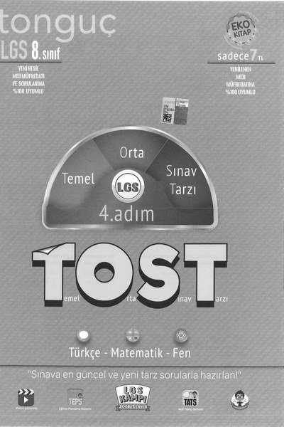 LGS TOST 4. ADIM TEMEL ORTA SINAV TARZI ANKA Fotokopi