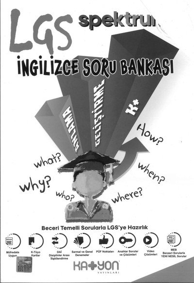 LGS İNGİLİZCE SORU BANKASI SPEKTRUM ANKA Fotokopi
