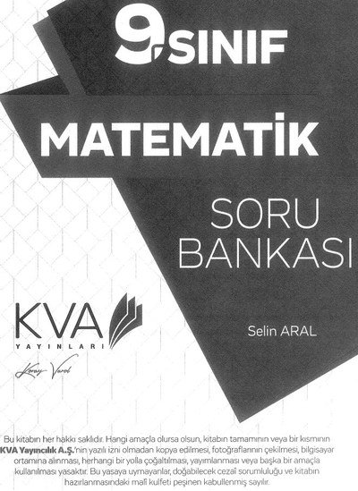 MATEMATİK SORU BANKASI ANKA Fotokopi