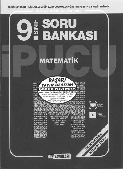 SORU BANKASI MATEMATİK ANKA Fotokopi