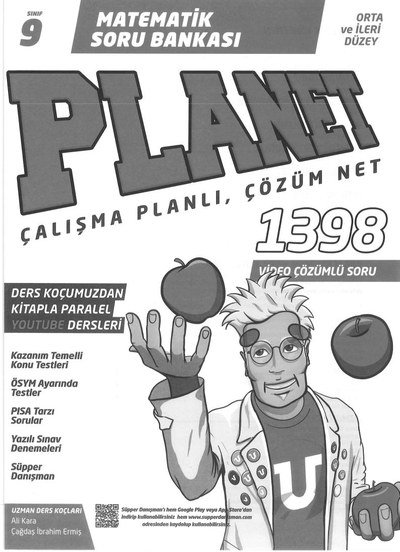 PALNET ÇALIŞMA PLANLI ÇÖZÜM NET 1398 SORU MATEMATİK SORU BANKASI ANKA Fotokopi