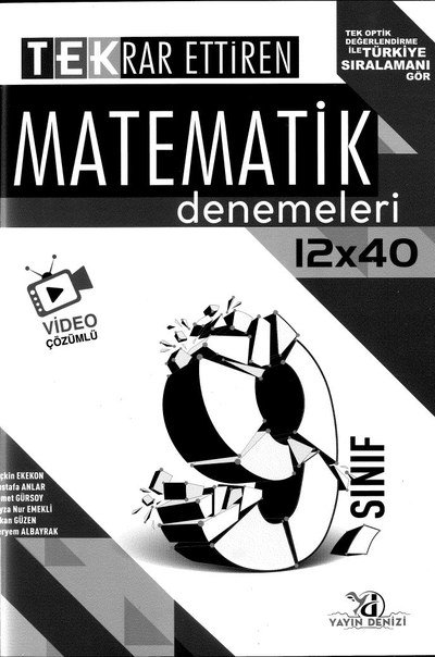 TEKRAR ETTİREN MATEMATİK DENEMELERİ 12x40 ANKA Fotokopi