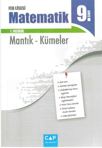 FEN LİSESİ MATEMATİK 1. FASİKÜL MANTIK - KÜMELER ANKA Fotokopi
