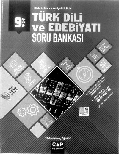 TÜRK DİLİ VE EDEBİYATI SORU BANKASI ANKA Fotokopi