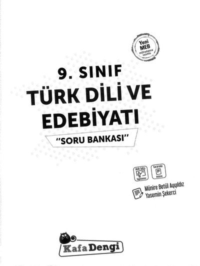 TÜRK DİLİ VE EDEBİYATI SORU BANKASI ANKA Fotokopi