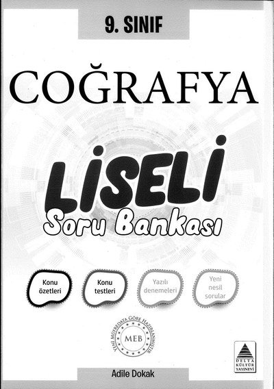 COĞRAFYA LİSELİ SORU BANKASI ANKA Fotokopi