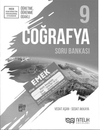 COĞRAFYA SORU BANKASI ÖĞRETME ÖĞRENME ODAKLI ANKA Fotokopi