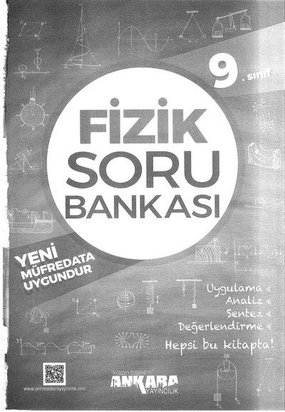 FİZİK SORU BANKASI UYGULAMA ANALİZ SENTEZ DEĞERLENDİRME ANKA Fotokopi