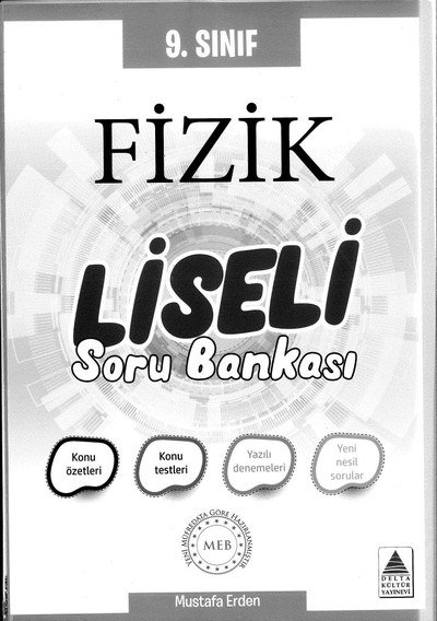FİZİK LİSELİ SORU BANKASI ANKA Fotokopi