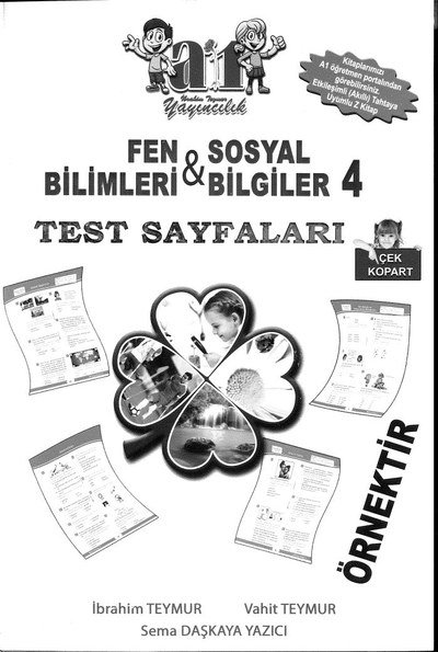 FEN BİLİMLERİ & SOSYAL BİLGİLER TEST ANKA Fotokopi