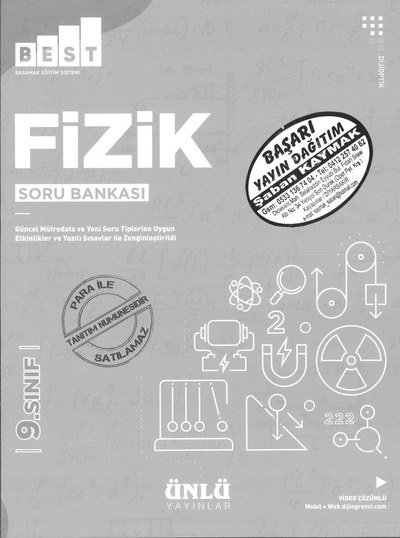 FİZİK SORU BANKASI BEST ANKA Fotokopi