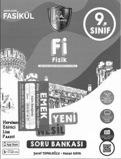 Fİ FİZİK YENİ NESİL SORU BANKASI ADIM ADIM FASİKÜL ANKA Fotokopi