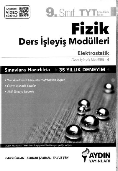 FİZİK DERS İŞLEYİŞ MODÜLLERİ ELEKTROSTATİK ANKA Fotokopi