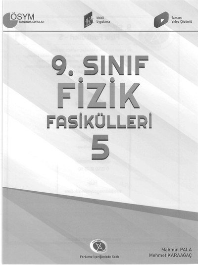 FİZİK FASİKÜLLERİ 5 ÖSYM TARZINDA SORULAR ANKA Fotokopi