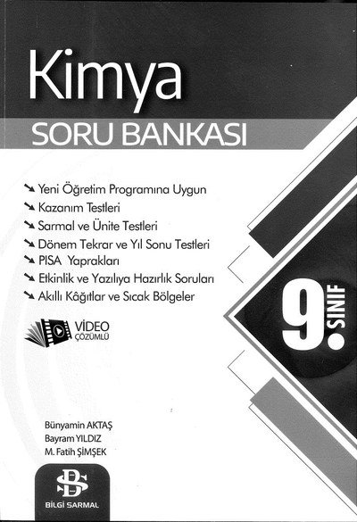 KİMYA SORU BANKASI VİDEO ÇÖZÜMLÜ ANKA Fotokopi