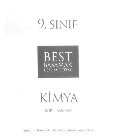 KİMYA SORU BANKASI