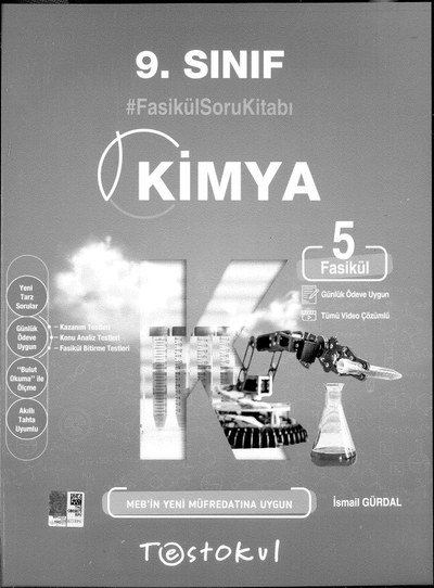 KİMYA FASİKÜL SORU KİTABI ANKA Fotokopi