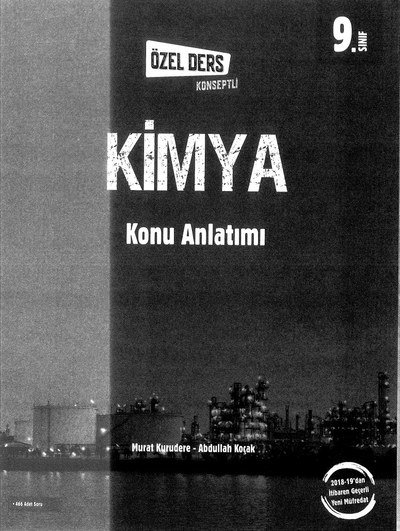 KİMYA KONU ANLATIMI ÖZEL DERS KONSEPTLİ ANKA Fotokopi