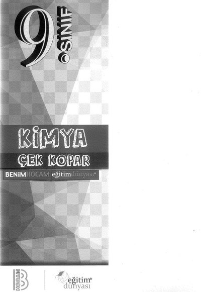 KİMYA ÇEK KOPAR EĞİTİM DÜNYASI ANKA Fotokopi