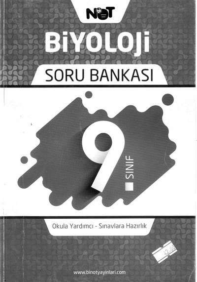 BİYOLOJİ SORU BANKASI