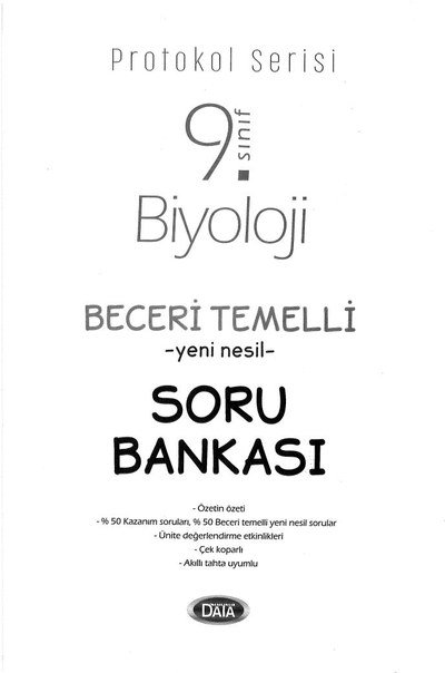 BİYOLOJİ BECERİ TEMELLİ YENİ NESİL SORU BANKASI